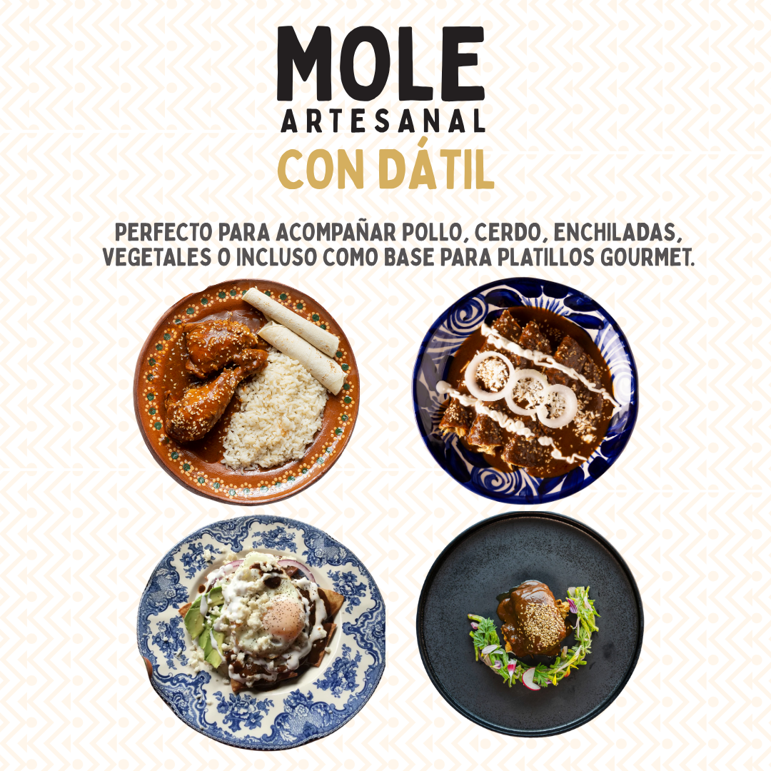 Mole Artesanal con Dátil 250g | Sabor Mexicano