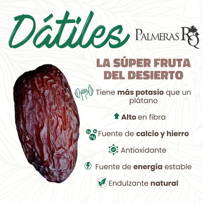 Dátiles Medjool Premium Bolsa de 1 kg | Fruta Natural, Sin Conservadores