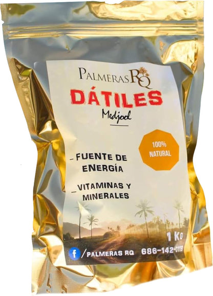 Dátiles Medjool Premium Bolsa de 1 kg | Fruta Natural, Sin Conservadores