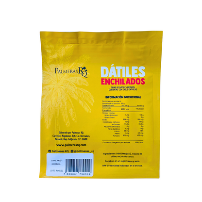 Dátil con chile (3 Pack) - Palmeras RQ - Dátiles Medjool enchilados Pack 3 x 200g | Sabor Único